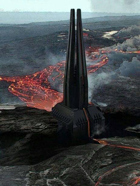 Darth Vaders Castle | Darth Vader's Castle is Bast Castle on Vjun. Furthermore I don't think he would put his castle on the very thing that broiled him... LAVA! Vaders Castle, Sith Temple, Darth Vader Castle, Sith Empire, Effects Animation, Star Wars Sith, Dark Side Star Wars, Star Wars Outfits, Rogue One