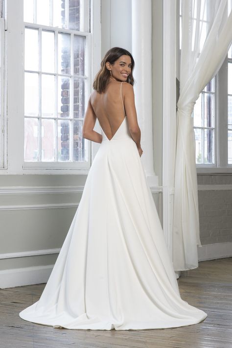 Theia Bridal, Theia Couture, Plain Wedding Dress, Bridal Atelier, Bridal Gallery, Aline Wedding Dress, Gown Styles, A Line Wedding Dress, Modern Wedding Dress