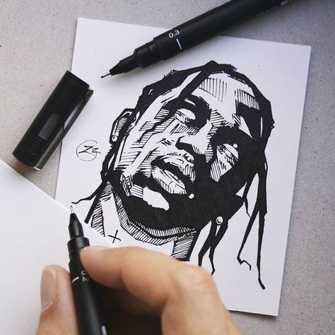 Villamuriel | 1996 | BDG$ on Instagram: “ASTRO🌎 PLS TAG > @travisscott <” Travis Scott Art Drawing, Travis Scott Sketch, Travis Scott Drawing, Travis Scott Art, Cartoon Drawing Tutorial, Boho Art Drawings, Rapper Art, Animation Art Sketches, Kaiju Art