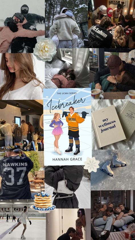 Icebreaker ❄️ #icebreaker #icedancer #winter Icebreaker Aesthetic, Icebreaker Book, Fangirl Book, Romcom Books, Hannah Grace, Book Edits, Organization Bullet Journal, Romance Series Books, Series Books