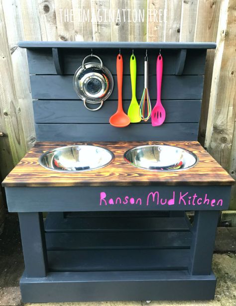 Kitchen For Kids, Mud Kitchen For Kids, Mud Kitchens, Backyard Playset, Imagination Tree, Outdoor Play Spaces, Diy Mud Kitchen, Play Kitchens, Outdoor Play Areas