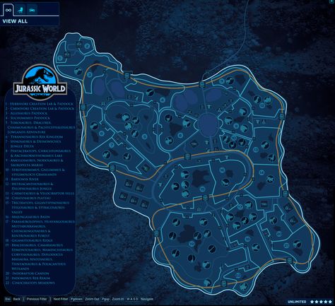 Jurassic World Evolution Isla Nublar Layout and Dino Combinations Jurassic Park Evolution 2 Park Ideas, Jurassic World Evolution 2 Park Ideas, Jurassic World Evolution, Isla Nublar, Jurassic Park Evolution, Jurassic World Dominion Concept Art, Jurassic World Evolution 2 Park Layout, Jurassic World Evolution 2, Jurassic Park Trilogy