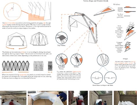 [PDF] Designing Affordable, Portable, and Flexible Shelter for the Homeless and the Refugees - Semantic Scholar Temporary Shelter Design, Emergency Shelter Architecture, Homeless Shelter Architecture, Temporary Building, Homeless Shelter Design, Temporary Architecture, Design Exploration, Computational Design, Portable Shelter