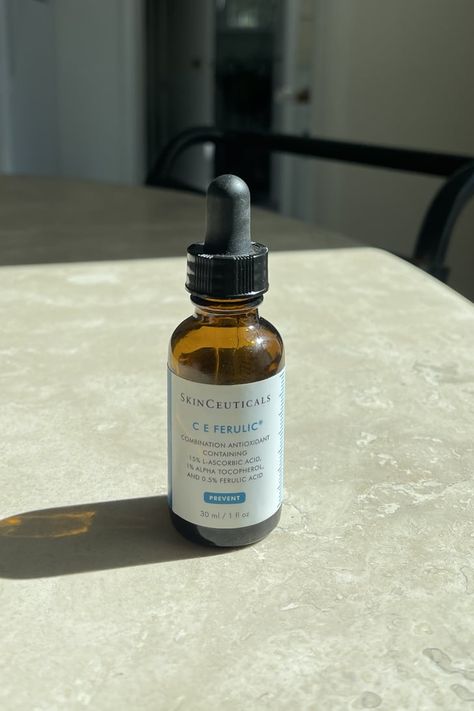 SkinCeuticals C E Ferulic Serum Review and Details Skinceuticals C E Ferulic, C E Ferulic, Vitamin C Benefits, Brighter Skin, Dry Face, Popsugar Beauty, Fade Dark Spots, Skin Complexion, Vitamin C Serum