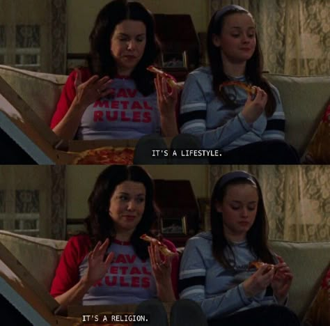 “- It's a lifestyle. +It's a religion.” —Lorelai & Rory Gilmore. Gilmore Quotes, Gilmore Girls Lorelai, The Donna Reed Show, 1990 Style, Gilmore Girls Quotes, Donna Reed, Shows To Watch, Gilmore Girl, Spiderman Movie