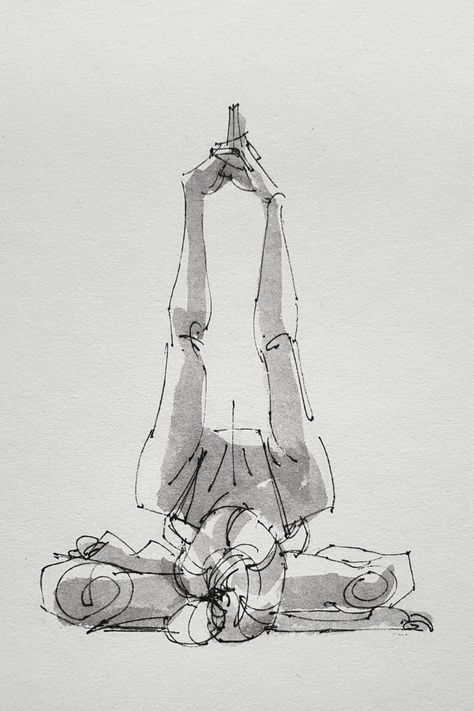 Drawing Of Meditation, Yoga Figure Drawing, Yoga Aesthetic Illustration, Yoga Aesthetic Drawing, Fitness Art Illustration, Yoga Sketch Art, Yoga Watercolor Paintings, Health Drawings Art, Yoga Wallpaper Art