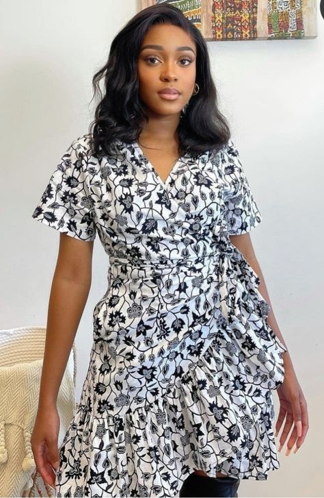 Chitenge Outfits, Ankara Dress Designs, Classy Short Dresses, African Fabric Dress, African Print Dress Ankara, Short African Dresses, Cute Casual Dresses, African Inspired Clothing, African Print Dress Designs