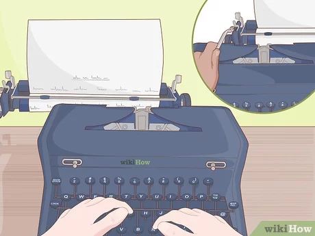 How to Use a Manual Typewriter (with Pictures) - wikiHow Manual Typewriter, Royal Typewriter, Typewriter, Mommy And Me, Vintage Charms, Being Used, How To Use