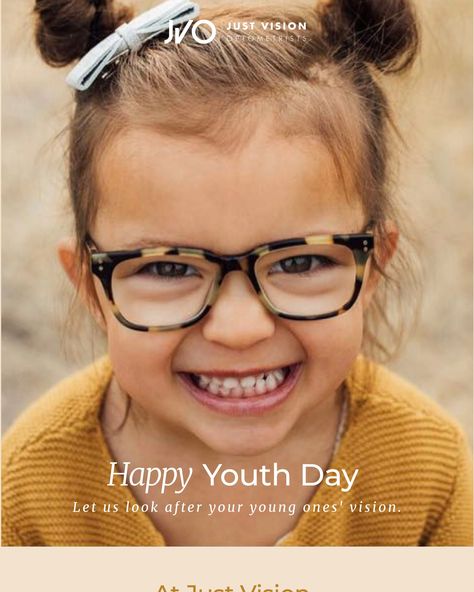 At Just Vision, every client is important - even the littlest ones. Why not get your kids' eyes checked this month? Contact us for more information or to book your appointment! Cell or WhatsApp: 062 722 7676 (George Tel: 051 101 0762 www.justvision.co.za #eyewearstyle #glasses #ottica #instagood #sunglass #justvision #sunglasses #cool #optical #occhialidavista #sunglassesfashion #optica #eyeweardesign #eyes #like #optik #fashion #eyewearfashion #moda #shades #eyewear #YouthDay Kids Glasses Girls, Girls Glasses Frames, Baby Glasses, Glasses Frames Trendy, Girl With Glasses, Girl Hair Dos, Hairstyles With Glasses, Cute Sunglasses