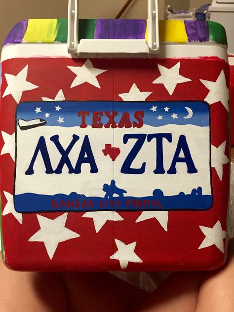 Lambda chi alpha / zeta tau alpha Lambda Chi Alpha Cooler, Theta Chi Frat Cooler, Theta Chi Fraternity Cooler, Frat Coolers Lambda Chi Alpha, Phi Kappa Tau Cooler, Alpha Sigma Phi Cooler, Sorority Paintings, Nola Cooler, Frat Formal