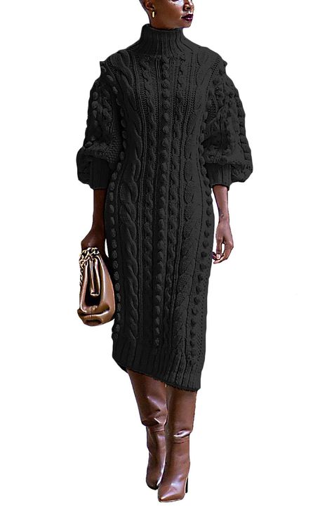 PRICES MAY VARY. Design:Solid color,Turtleneck,Long sleeve,Side split design,Cable knit midi dress/Sexy fall knit sweater dress/Cable knit sweater dress/Sweater dresses for women 2023 trendy/Womens sweater dress/Plus size sweater dress/Christmas sweater dress/Plus size sweater dresses for curvy women fall. Material:Women's sweater knit long dress Made of Polyester&Spandex, Breathable, soft and comfy to wear Occasion: Women winter cable knit sweater dress Suit for club, night out, evening, party, Curvy Maxi Dress, Winter Workwear, Maxi Sweater, Soft Goth, Beautiful Evening Dresses, Sweater Dress Outfit, Sweater Maxi Dress, Fashionable Dress, Style Moodboard