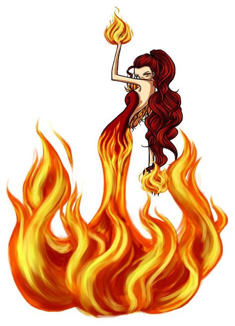 FIRE by WeleScarlett on DeviantArt Fairy Tale Projects, Fire Princess, Fire Fairy, Croquis Fashion, Queen Drawing, Lion Portrait, Fire Drawing, Element Fire, Fire Hair