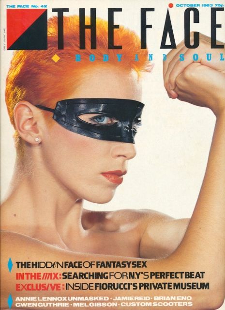 THE EIGHTIES WILL FLASH BEFORE YOUR EYES WITH THESE COVERS FROM THE FACE MAGAZINE Face Magazine, Neville Brody, The Face Magazine, Terry Jones, Peter Saville, Graphic Design History, Annie Lennox, Online Logo Design, Annie Leibovitz