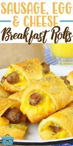 Breakfast Rolls Recipe, Breakfast Bundt, Crescent Breakfast, Eggs Cheese Breakfast, Breakfast Sausage Links, Breakfast Crescent Rolls, Cheese Breakfast, Breakfast Rolls, Breakfast Specials