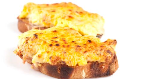 British Cheese On Toast Relies On Worcestershire Sauce For An Umami Kick Irish Cheese, Cheese Toasties, Cheese On Toast, Toasted Crostini, Melting Cheese, Cooked Ham, Open Faced Sandwich, Toast Sandwich, Cheese Toast