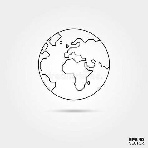 Globe Line Icon. Earth Globe Line Icon Vector , #Sponsored, #Line, #Globe, #Icon, #Vector, #Earth #ad Geography Logo Design, Earth Tattoo Design, Tennis Tattoo, Globe Outline, Earth Icon, Globe Drawing, Global Logo, Globe Tattoos, Earth Tattoo