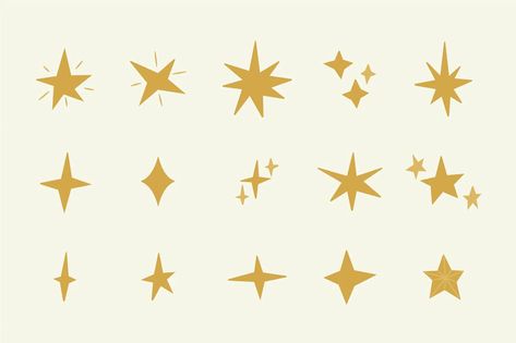 Free Vector | Hand drawn sparkling stars collection Star Pattern Illustration, Potato Peel Pie, Potato Peel Pie Society, Night Sky With Stars, Sky With Stars, Star Doodle, Drawing Stars, Glow Stars, Star Illustration