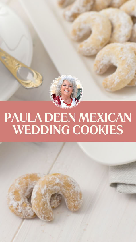 Paula Deen Mexican Wedding Cookies Mexican Wedding Cookies Recipe Best, Best Wedding Cookies Recipe, Best Mexican Wedding Cookies, Mexican Wedding Foods, Danish Wedding Cookies, Mexican Cookies Recipes, Mexican Wedding Cookies Recipes, Chinese Cookies, Russian Tea Cookies