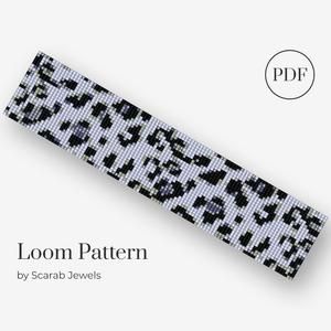 Loom Pattern Bracelet Cuff Beading Miyuki Delica Size 11 Beads | Etsy Bead Loom Feather Pattern, Evil Eye Loom Bracelet Black, Louis Vuitton Bead Loom Pattern, Leopard Bead Loom Pattern, Wolf Bead Loom Patterns, Pattern Bracelet, Square Stitch, Loom Pattern, Bracelet Cuff