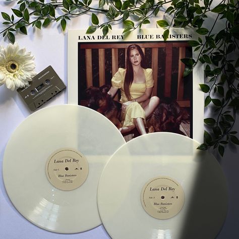 exclusive LDR blue banisters white vinyl aesthetic picture Lana Del Rey Blue Banisters Vinyl, Lana Del Rey Album Vinyl, Blue Banisters Lana Del Rey Aesthetic, Lana Del Rey Record, Blue Banisters Vinyl, Lana Del Rey Vinyl Aesthetic, Blue Banisters Aesthetic, Ldr Vinyl, Lana Vinyl