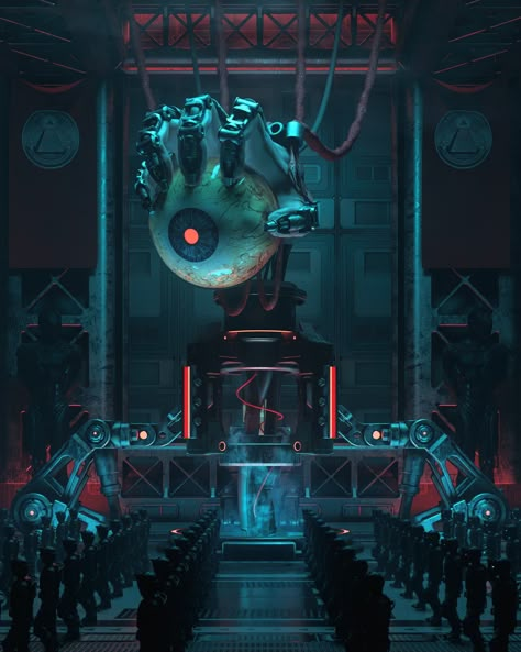 The Eye Of Providence, Dystopian Art, Eye Of Providence, Maximalist Home, 2160x3840 Wallpaper, Cyberpunk City, Arte Cyberpunk, Futuristic Art, European Design