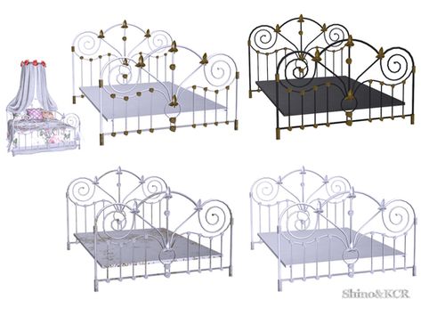 Trendy Shabby Chic Furniture for your Sims  Found in TSR Category 'Sims 4 Beds' Sims 4 Beds, Sims 4 Tsr, Die Sims 4, Sims 4 Bedroom, Sims 4 House Design, Casas The Sims 4, Shabby Chic Interiors, Sims4 Clothes, Sims 4 Cc Furniture