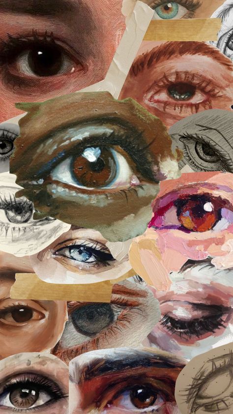 #eyes #justabunchofeyes #collage #eye Eyes Magazine Collage, Eye Collage, Eyes Collage, Photography Gcse, Personal Investigation, Scrapbook Images, Photography Collage, Magazine Collage, J Us