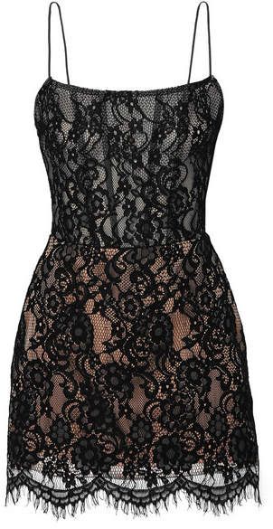 Rasario - Lace Mini Dress - Black Tulle Mini Dress, Beauty Dress, Black Lace Dress, Luxury Dress, Hoco Dresses, Looks Style, Ladies Dress Design, Lace Mini Dress, Autumn Fashion Women