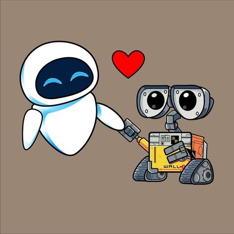 Wall E Drawing, Cartoon Wall Painting Ideas, Ashoka Star Wars, Eve Tattoo, Walle Y Eva, Walle And Eva, Wall E Eve, Looney Tunes Cartoons, Pop Disney