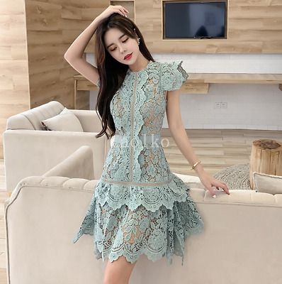 Short chiffon dress