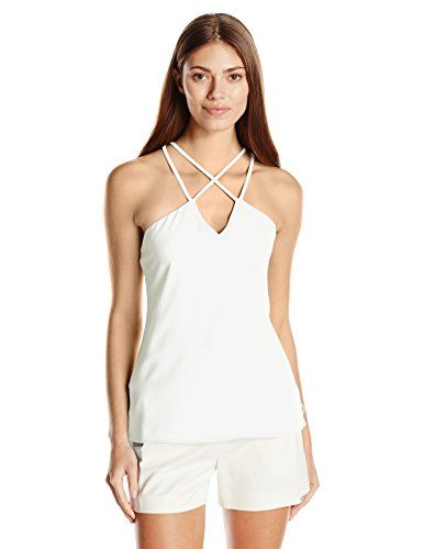 Cooper & Ella Women's Eve Strappy Cami, White, X-Small Co... https://smile.amazon.com/dp/B01B4Z6Q16/ref=cm_sw_r_pi_dp_x_6Oz9xbGP54613 White Cami, Amazon Affiliate, Basic Tank Top, Shirts Tops, Casual Outfits, For Free, Tank Tops, Women's Top, White