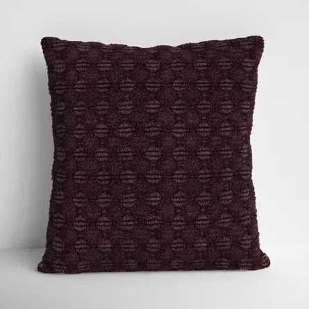 AllModern Roya Throw Pillow | Wayfair Moody Pillows, Plum Pillows, Maroon Pillows, Mauve Bedroom, Burgundy Throw Pillows, Purple Pillow, Purple Pillows, Interior Design Mood Board, Bedroom Pillows