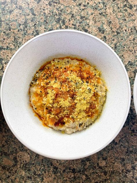 3 Savoury Porridge Ideas - How To Make Dinner Porridge Ideas, Savoury Oatmeal, Savory Porridge, Quick Oat Recipes, Savory Oatmeal Recipes, Savory Oatmeal, How To Cook Greens, Porridge Recipes, Dinner For One