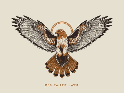 Aigle Royal, Hawk Tattoo, 4 Tattoo, Red Tailed Hawk, Modern Logo Design, Birds Tattoo, Modern Logo, Future Tattoos, Ink Art