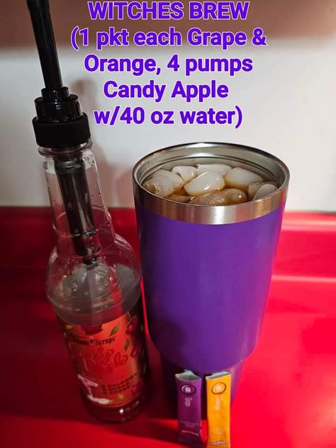 Candy Apple Water Recipe, Lotus Drinks, Watertok Recipes, Water Flavoring, Water Tok, Water Flavors, Flavor Water, Sonic Drinks, Flavored Water Drinks