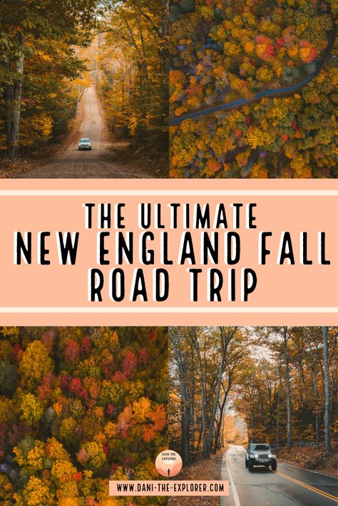 New England Fall Road Trip Itinerary, Northeast Road Trip Fall, New England Wineries, East Coast Fall Road Trip, New England Fall Foliage Road Trip, New England Road Trip Fall, New England Fall Aesthetic, Fall Foliage Trips, Fall Foliage Road Trips