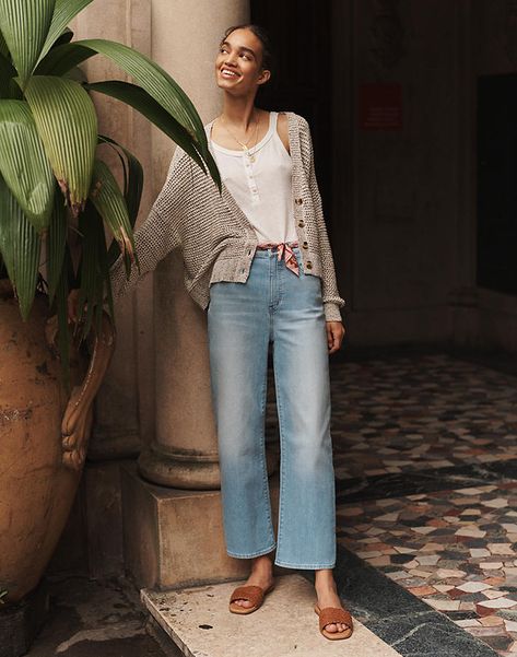 Women's Jeans: Clothing | Madewell Statement Fashion Pieces, Jean Outfits, Wide Leg Jeans, Cropped Pants, Clothing Store, Madewell, Chic Style, Work Wear, Cool Outfits