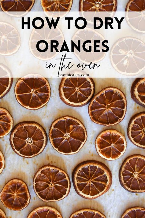 This easy tutorial will teach you how to make dried oranges at home, in the oven for homemade Christmas ornaments or potpurri. Dry Oranges, Orange Christmas Decor, Orange Potpourri, Homemade Christmas Ornaments, Orange Ornaments, Medical Herbs, Natural Christmas Decor, For Christmas Decorations, Orange Christmas