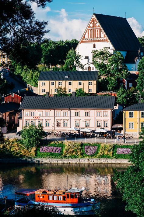 Visited Porvoo Finland yesterday. Didn't see many tourists! Finland Summer, Finland Travel, Adventure Landscape, Travel Trends, Nordic Countries, Where To Travel, Exploring The World, Vacation Hotel, Best Places To Travel