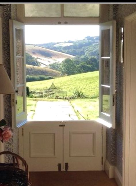 A Room With A View, English Country Decor, English Decor, English Country Style, Dutch Bros, Room With A View, Country Cottage Decor, Dutch Door, Open Door