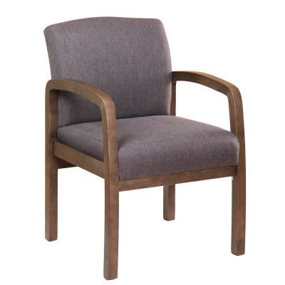 Medical Office Waiting Room, Office Waiting Room Chairs, Waiting Room Chairs, Driftwood Finish, Boss Office, Guest Chair, Linen Upholstery, Waiting Rooms, Fabric Seat