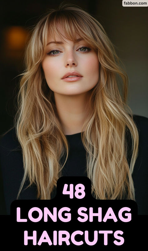 long shag haircuts Long Shag Hairstyles, Long Shag Haircut, Long Shag, Shag Haircuts, Medium Cut, Shag Hairstyles, Shag Haircut, Soft Waves, Edgy Look