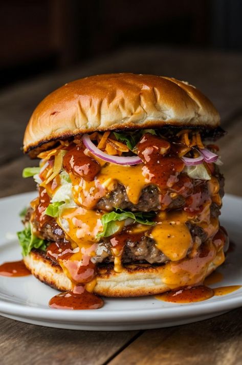 Master the art of burger perfection with our ultimate homemade sauce recipes. Elevate your burger game effortlessly! 🌟 #BurgerSauce #HomemadeSauce #GrillMaster Burger Special Sauce, Oven Burgers Hamburgers, Hamburger Sauce Recipes, Fancy Burger Recipes, Queso Burger Recipe, Best Juicy Burger Recipe, Burgers Aesthetic, Pjo Fanfic, Specialty Burgers