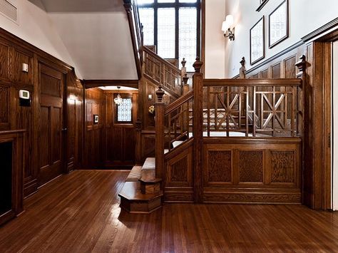 Twisted Handrail Victorian Style Interior, Victorian Gothic Interior, Victorian Architecture Interior, Gothic Interior Design, New York Brownstone, Dream House Garden, House Victorian, Gothic Interior, Interior Design Pictures