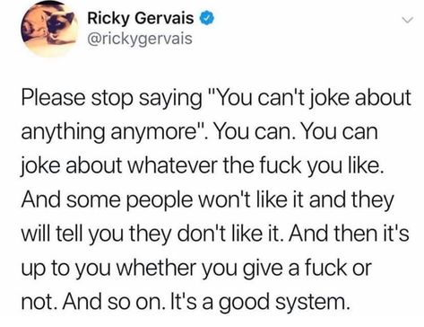 Funny Images Hilarious, Ricky Gervais Quotes, Gore Memes, Ricky Gervais, After Life, Super Ideas, Best Funny Pictures, New Memes, Funny Images