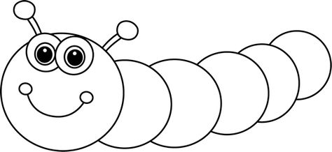 Black and White Cartoon Caterpillar Cartoon Clip Art Black And White, Caterpillar Template, Caterpillar Coloring Page, Cartoon Caterpillar, Butterfly Black And White, White Cartoon, Black And White Cartoon, Blake Griffin, Truck Coloring Pages