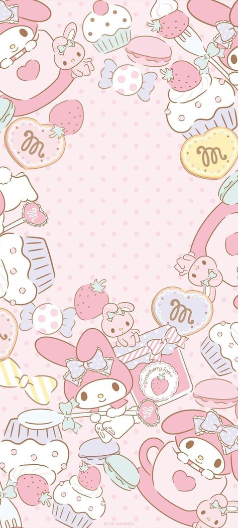 My Melody Wallpaper Iphone 11, My Melody Y2k Wallpaper, My Melody Strawberry Wallpaper, Melody Pink Wallpaper, Sanrio Wallpapers Aesthetic, Pink Doodle Wallpaper, Sanrio Wallpaper My Melody, My Melody Wallpaper Desktop, Sanrio Pink Wallpaper