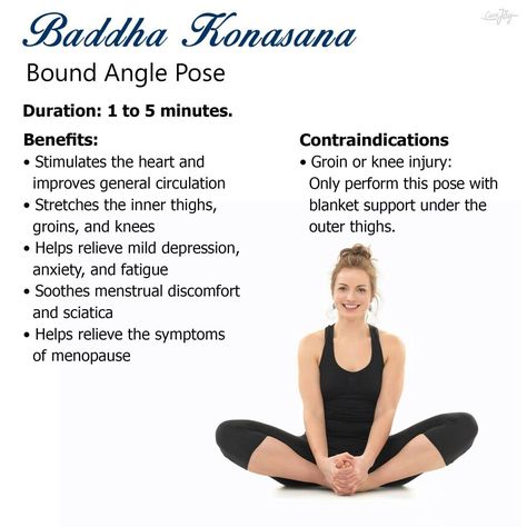 Butterfly Pose Yoga Benefits, Easy Pose Yoga, Baddha Konasana, Prostate Gland, Butterfly Pose, Yoga Facts, Yoga Spiritual, Yoga Breathing, Yoga Anatomy