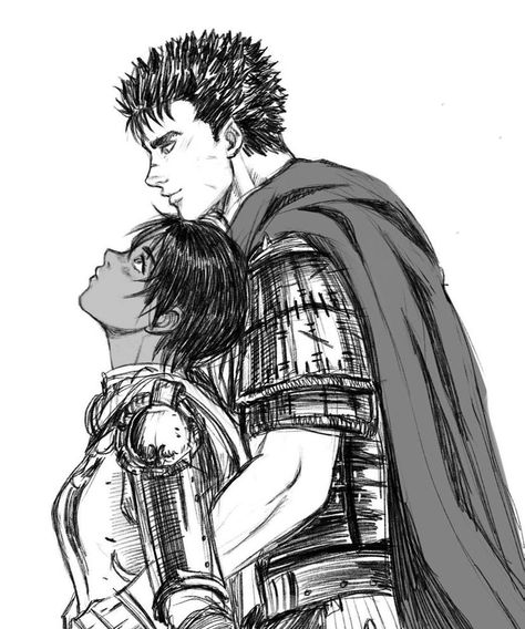 Guts And Casca, Berserk Fanart, Guts Casca, Manga Procreate, Berserk Anime 1997, Karakter Disney, Pics Art, Golden Age, Manga Art