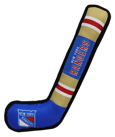 Rangers Hockey, Plush Dog Toys, Hockey Stick, Nhl Hockey, New York Rangers, Plush Dog, Sports Theme, New Toys, Team Colors